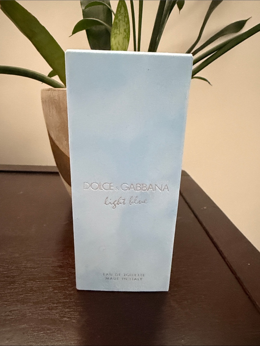 Dolce & Gabbana Light Blue Fragrance Box - Pale Blue *Box Only